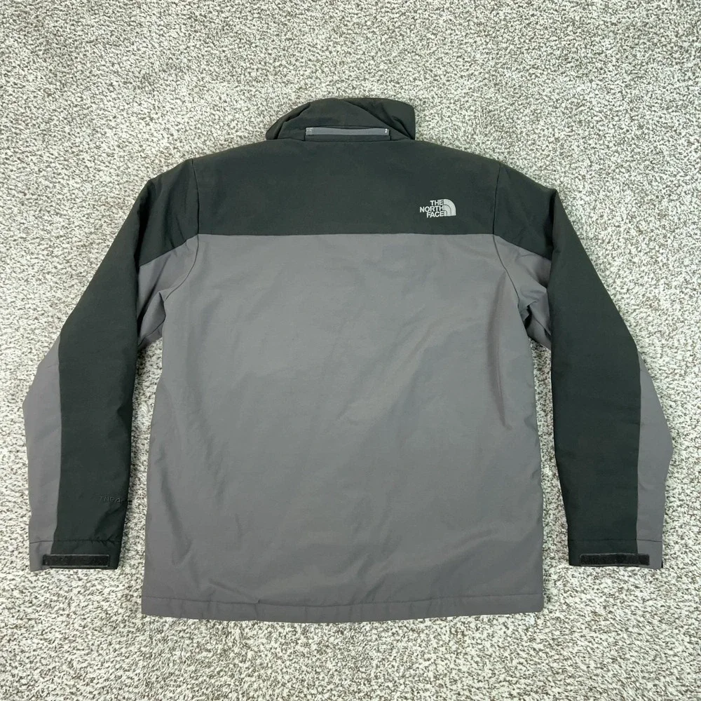 The North Face Jacket Mens Medium Gray Apex Softshell Insulated Winter Coat Gorp